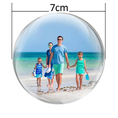 3D Video Player Glass Ball DIY Art Glass Ball Lamp Spherical Pixel Display 360° Surround Sound Video And Sound Game Screen