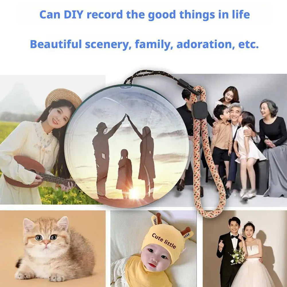 3D Video Player Glass Ball DIY Art Glass Ball Lamp Spherical Pixel Display 360° Surround Sound Video And Sound Game Screen